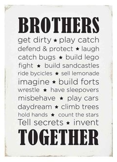 (70) BROTHERS - EMOTY Wall Deco