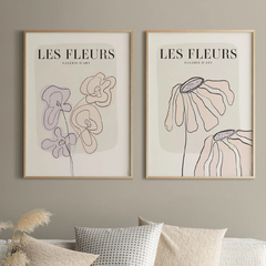 DUO LES FLEURS PASTEL