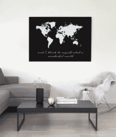 (66) MAPA WHAT A WONDERFUL WORLD - tienda online