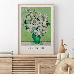 (1835) ROSES Vincent Van Gogh - EMOTY Wall Deco