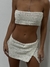 conjunto mini mas top corset lentejuela #099 - tienda online