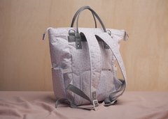 Mochila Mãe/Pai Estampa Flicky Branco e Rosa - comprar online