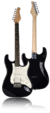 Guitarra Fretlight FG-621 Sem Fio Bluetooth Stratocaster Preta