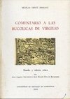 COMENTARIO A LAS BUCOLICAS DE VIRGILIO . Livro Raro . em Espanhol . ed. 1984 . Há variações nas capas na bordas