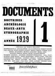 DOCUMENTS - doctrines | archéologhie |beaux-arts |Ethnographie (1929)