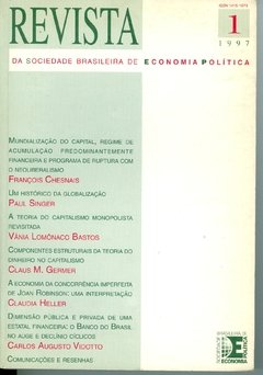 REVISTA DA SOCIEDADE BRASILEIRA DE ECONOMIA E POLÍTICA - vol. 1