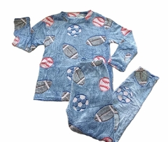 PIJAMA CONJUNTO MICRO POLAR NIÑOS (T0007) - comprar online