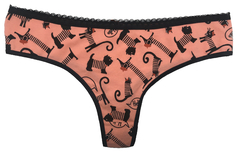 CULOTTE LESS ESTAMPADO ALGODON Y LYCRA (09599) - comprar online