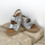 Sandalias Birk plateadas