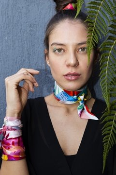 Preorden - Bandana twilly cascabel - comprar online