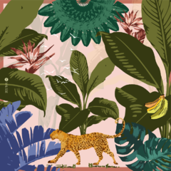 ilustracion jaguar pañoleta