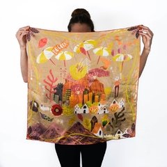 PAÑOLETA BOGOTÁ - VALISSE · 100% SILK SCARVES · A PIECE OF ART ·