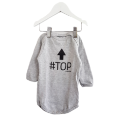 Body Panda Top Gris