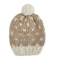 Gorro Pintitas Beige