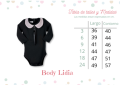 Body Lidia Negro - De Chulos y Chulas