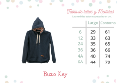 Buzo Key Azul - De Chulos y Chulas