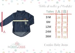 Camisa Baby Jeans Unisex en internet