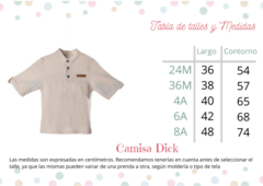 Camisa Dick - tienda online
