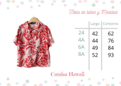 Camisa Hawaii Roja - De Chulos y Chulas