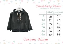 Campera Quique Gris Topo - De Chulos y Chulas