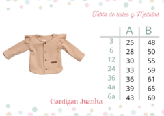 Cardigan Juanita Beige - De Chulos y Chulas