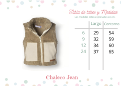 Chaleco Jean Beige - tienda online