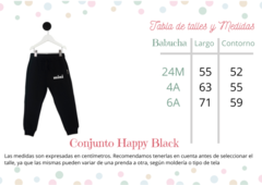 Conjunto Happy Black