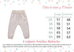 Conjunto Santino Beige