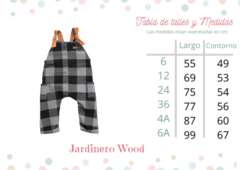 Jardinero Wood Gris - tienda online