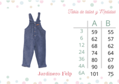Jardinero Felp Azul - De Chulos y Chulas