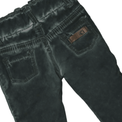 Jeans Elastizado Verde Unisex - comprar online