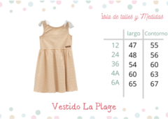 Vestido La Plage Mostaza - tienda online