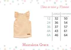 Musculosa Grace Mostaza - De Chulos y Chulas