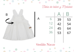 Vestido Nacar Blanco - De Chulos y Chulas