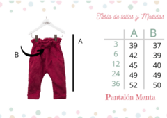 Pantalón Moño Merlot en internet