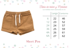 Short Pau Camel - tienda online