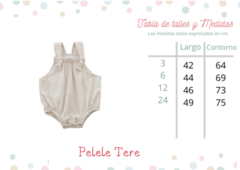 Pelele Tere Crudo - tienda online