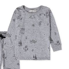 Pijama Explorer Gris - comprar online