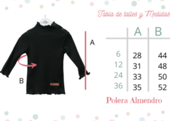 Polera Almendro Negra en internet