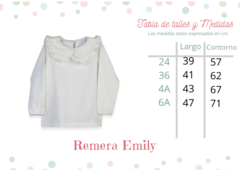 Remera Emily Blanca - tienda online