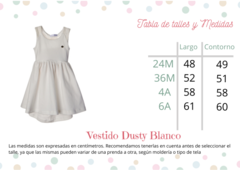 Vestido Dusty Blanco - tienda online
