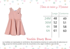 Vestido Dusty Rosa - tienda online