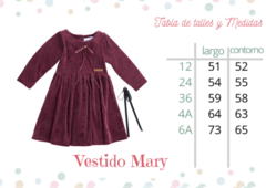 Vestido Mary Bordo - tienda online