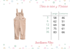 Jardinero Vito Beige - De Chulos y Chulas