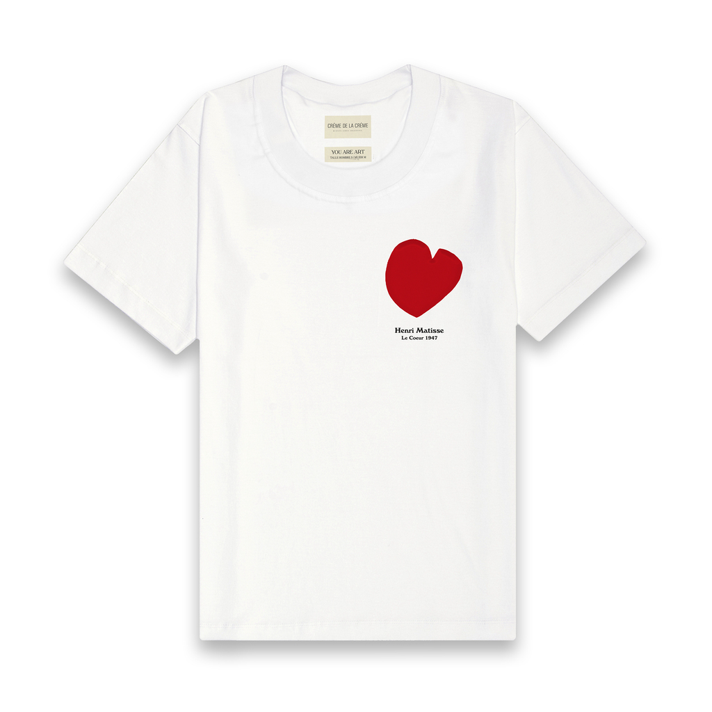 Remera Blanca Creme de la Creme Corazon