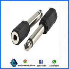 ADAPTADOR DE PLUG 3.5 H A PLUG 6.3 M