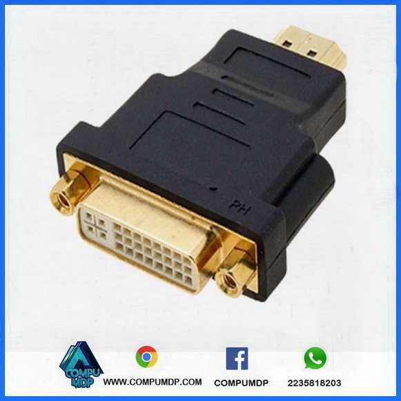 ADAPTADOR DVI-I A HDMI MACHO - Comprar en Compumdp