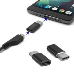 ADAPTADOR USB TIPO C MACHO A MICROUSB HEMBRA DATOS + CARGA - comprar online