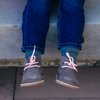 Bototo gamuza gris con cordones - Pattipop kids shoes
