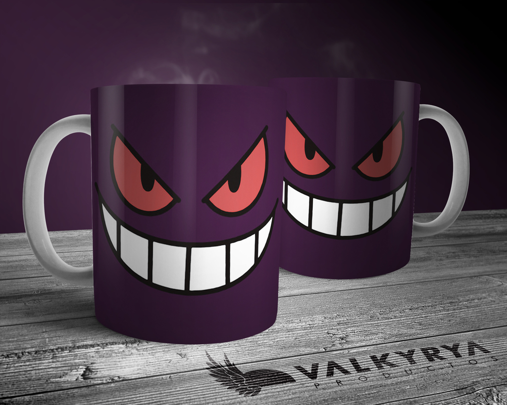 Taza POKEMON - Gengar Face - Valkyrya Productos